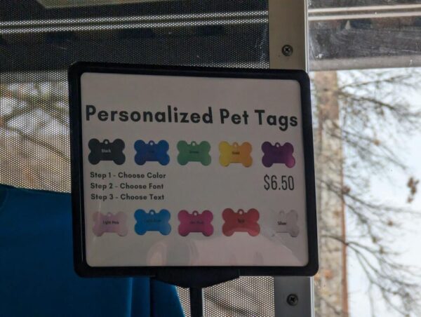 Pet Tag Display