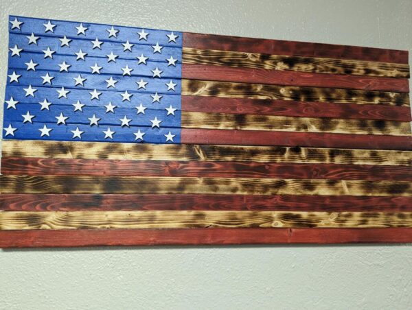 USA Wooden Flag - Image 2