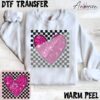 V-Day Checkered Heart DTF Transfer