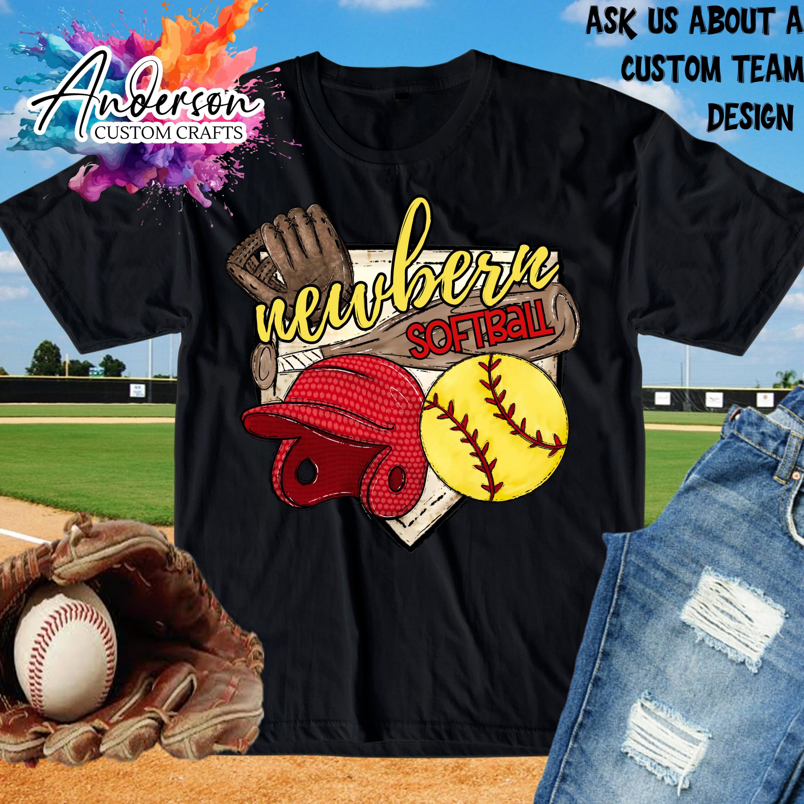 Local Softball/Baseball/T-Ball Team Shirts