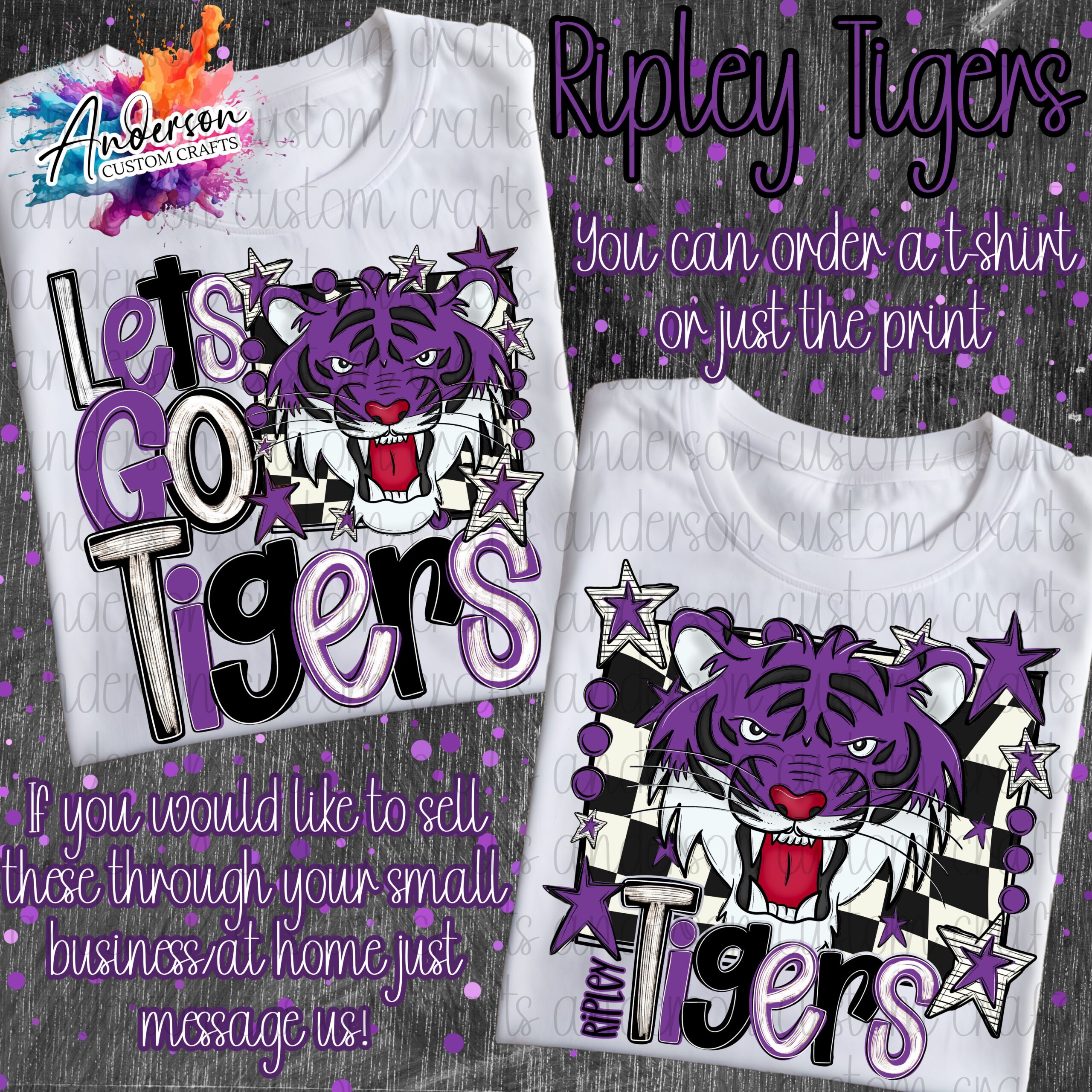 Ripley Tigers with Multiple Designs