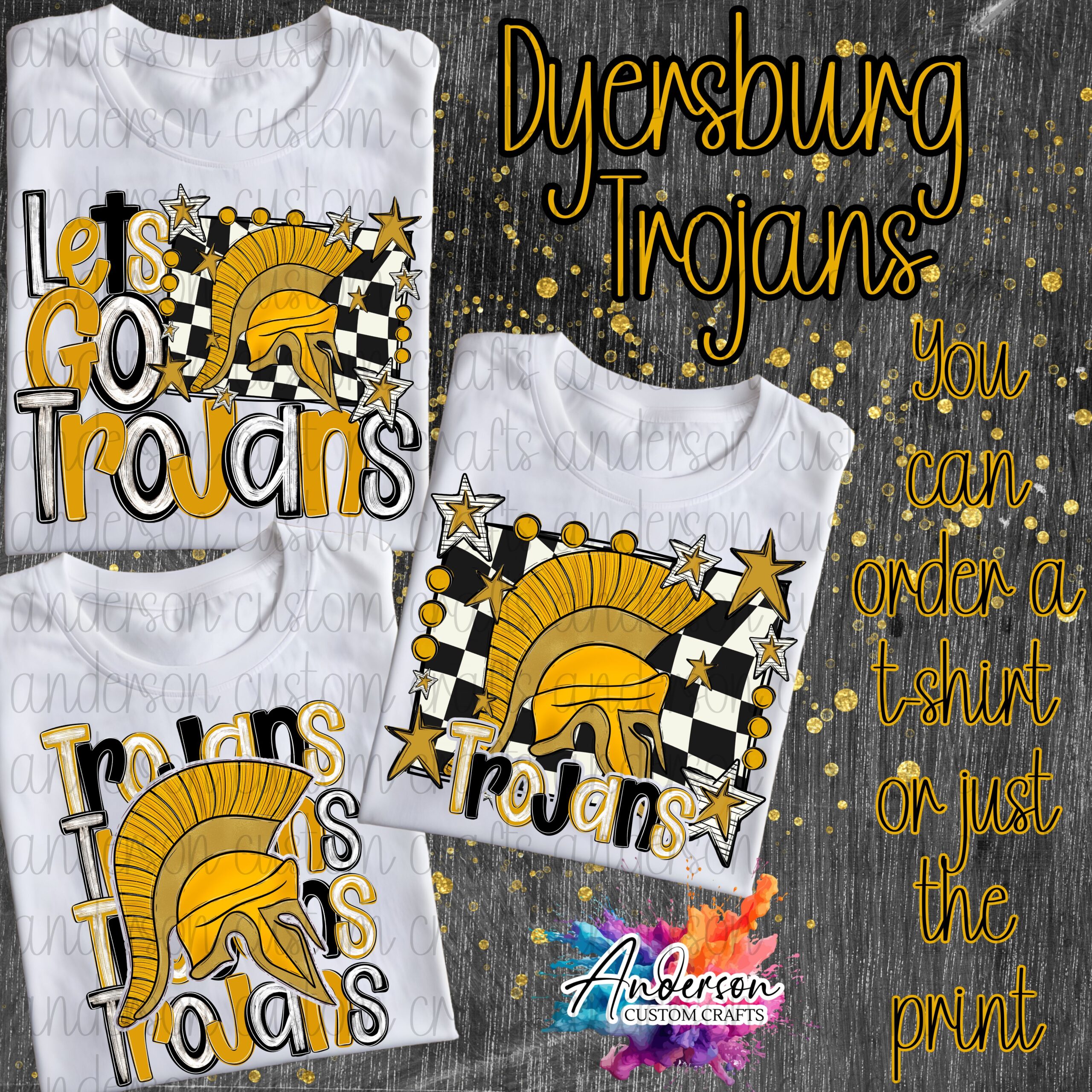 Dyersburg Trojans with Multiple Designs